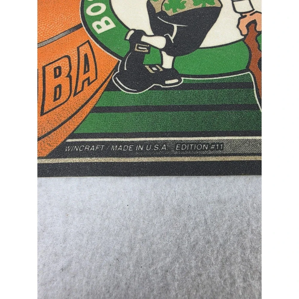 Vintage 1990's Boston Celtics NBA Full‎ Size Pennant Banner Flag WinCraft #11